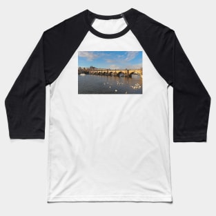 Side view of Charles Bridge Baseball T-Shirt